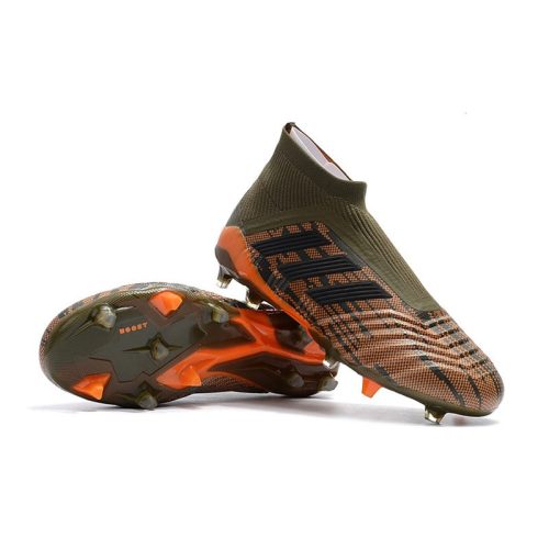 adidas Predator 18+ FG para Niños - Verde Naranja_2.jpg